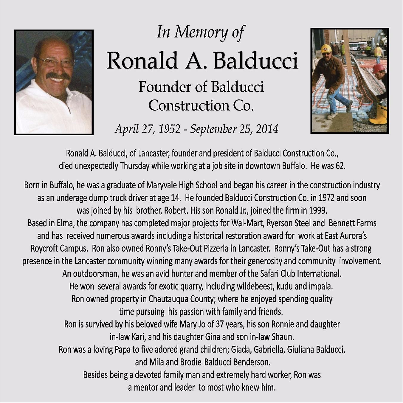 Ronald A. Balducci